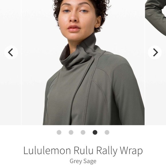 Lululemon Rulu Rally Wrap in Grey Sage 2 - Picture 6 of 16